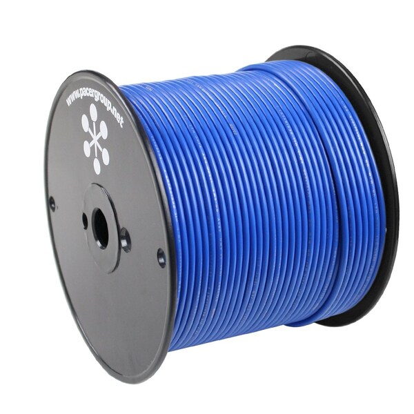 Primary Wire, Marine, 18 AWG, 1C C, Blue, PVC, Stranded, 600V, 500 ft.